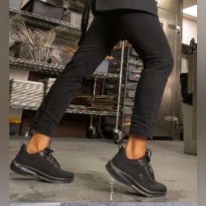 GEERS Non-Slip Work Safety Sneakers Black 10